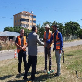 Validen, karayolları ekibine moral