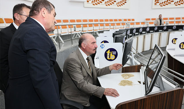 Vali Çalgan'dan Ticaret Borsasına ziyaret: Tarımın sürdürülebilirliği için borsa sistemi büyük önem taşıyor;