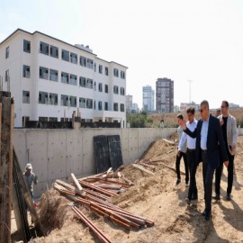 Mersin'de 48 derslikli yeni okul için geri sayım başladı