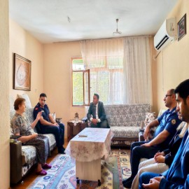 Bekilli Kaymakamı Melikoğlu'ndan ilk icraat: Kurum amirleriyle toplandı, şehit aileleri ve gazileri unutmadı