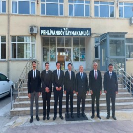 Ahmet Türköz’den Pehlivanköy’e vefa ziyareti: İlk görev yaptığı ilçede meslektaşıyla buluştu