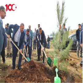 Bitlis'te 200 fidan toprakla buluştu