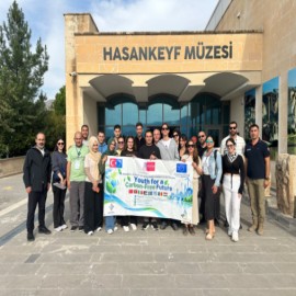 7 ülkenin konukları, Hasankeyf’in eşsiz manzarasını keşfetti