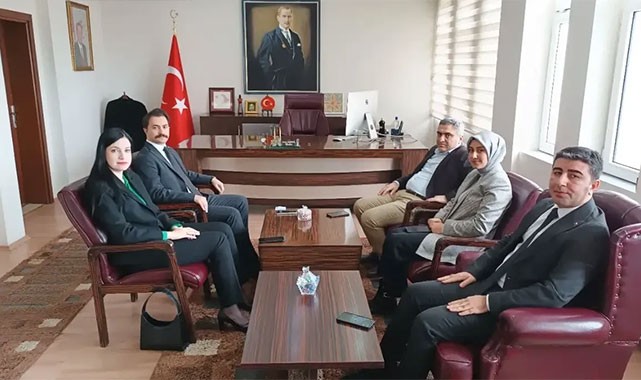 Amasya'da kaymakamlardan Göynücek’e 'hoş geldin' ziyareti