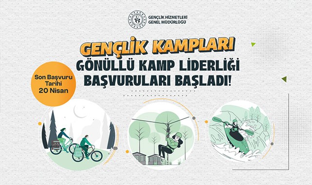 Gençler liderlik ruhunu bu kamp ile kazanacak: Başvurular başladı!
