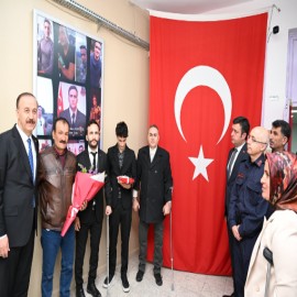 Vali Erin, şehit Burhan Açıkkol’u yıldönümünde unutmadı