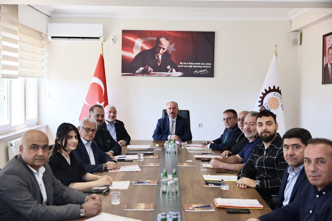 Çorum OSB'nin su temin imkânları istişare edildi;