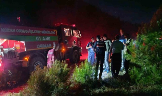 Adana Valiliği duyurdu: Kozan'daki orman yangınında soğutma çalışmaları sürüyor