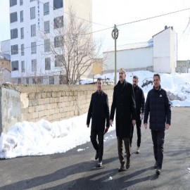 Ağrı'da saha incelemesi