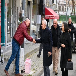 Vali Uğur Turan Lüleburgaz’da esnaf ve vatandaşlarla buluştu