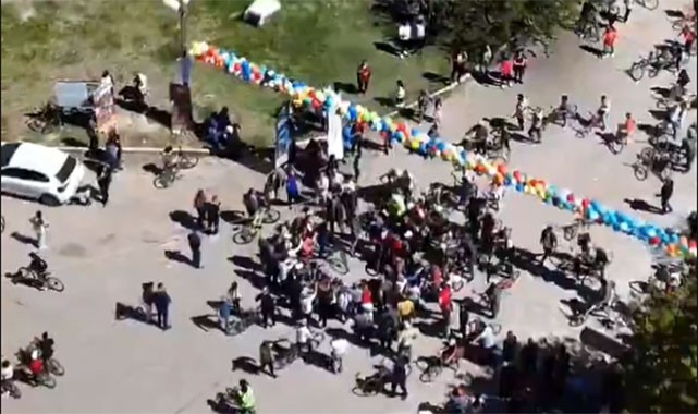 ''Pedallar dostluk, doğa ve tarih için dönecek''