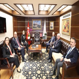 Valilerden, Bakan Yardımcısı Yiğitbaşı'na ziyaret
