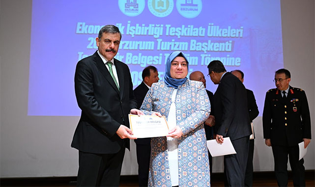 ''Turizm Başkenti'' Erzurum için emek verenlere teşekkür;