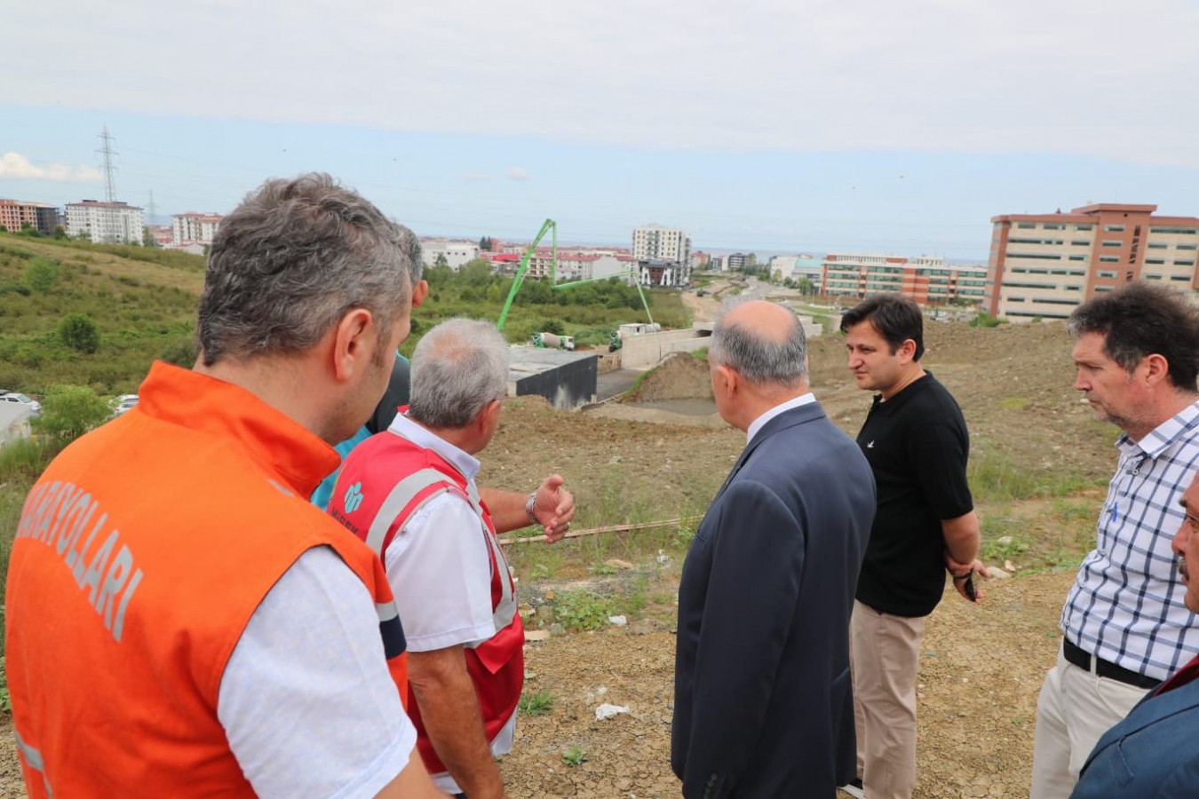 Ordu Şehir Hastanesi'nin yapımı hızla sürüyor;