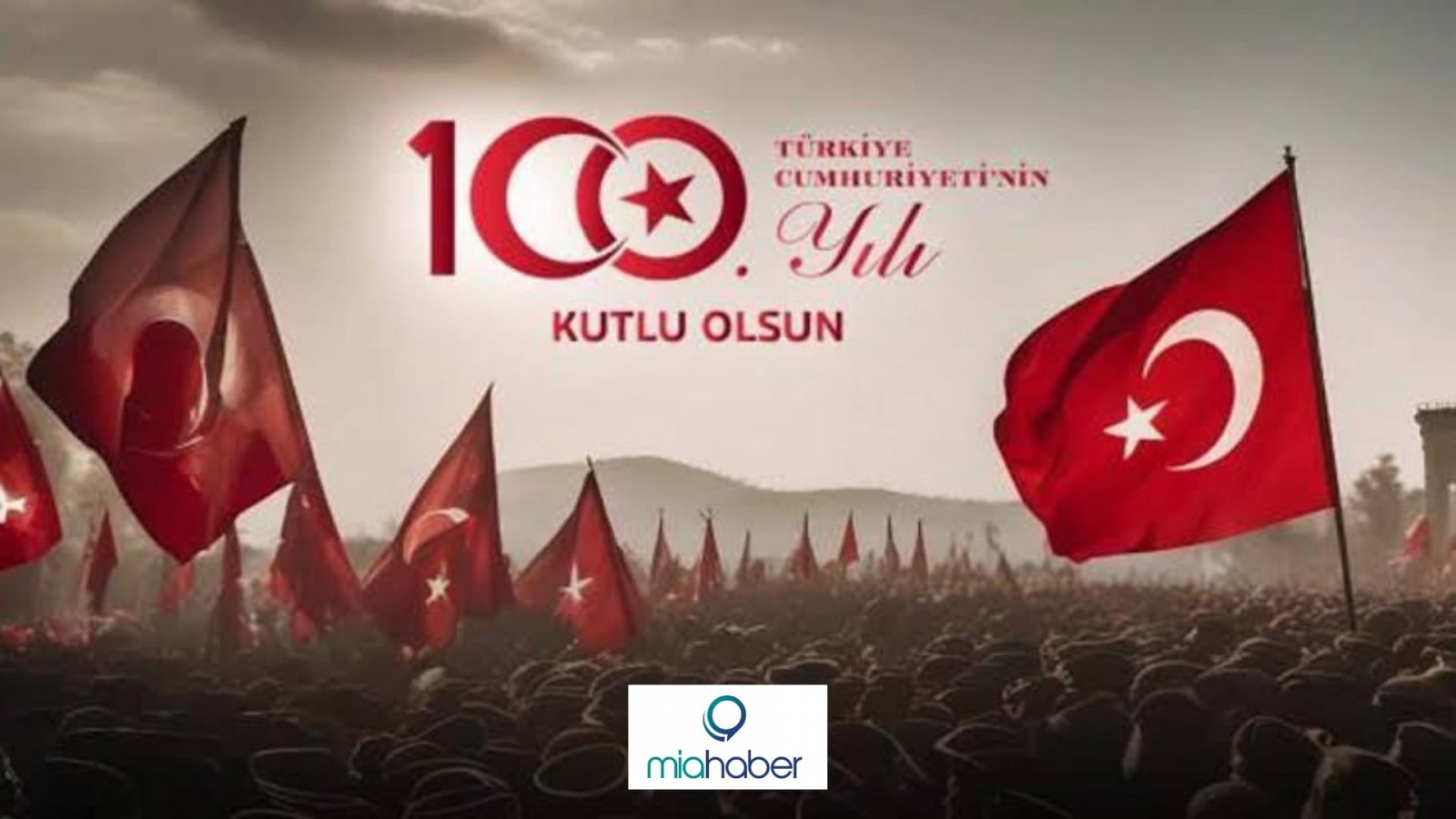Cumhuriyetimiz 100 yaşında.... Kutlu olsun!;