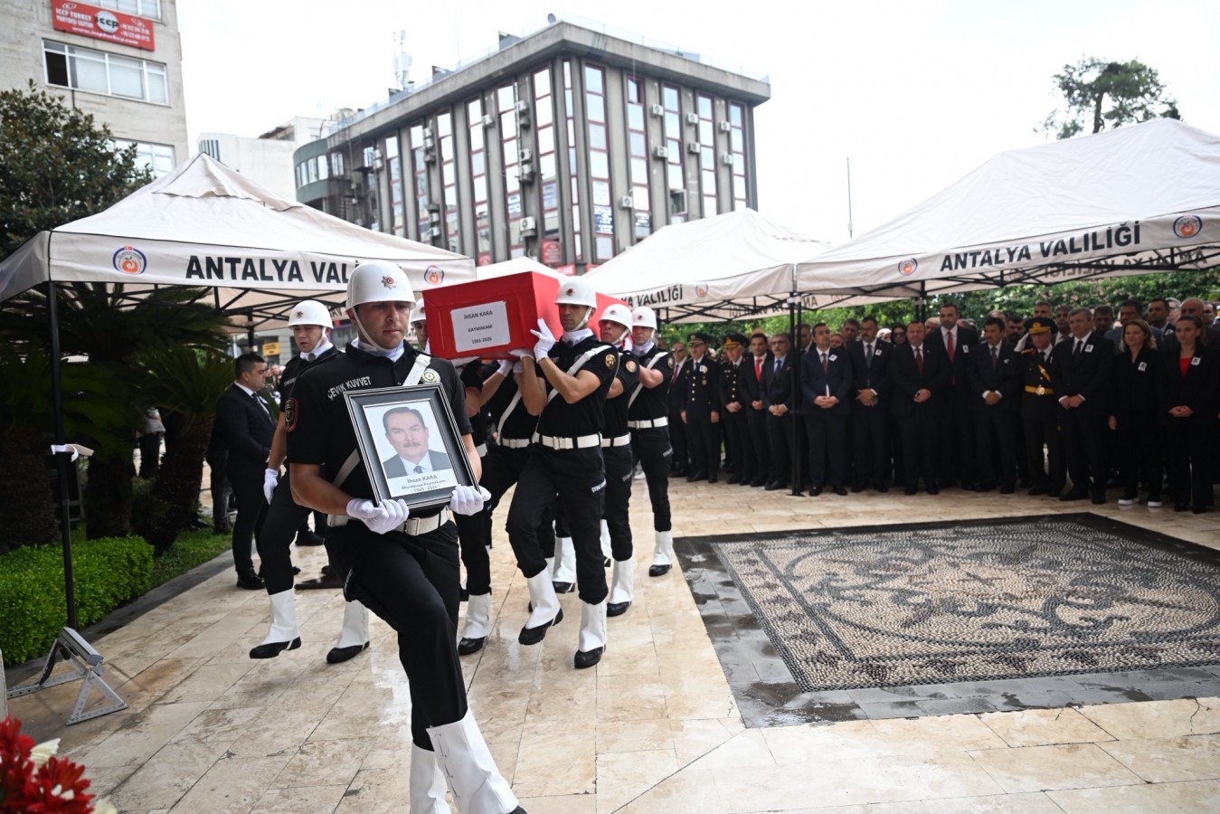 Hayatını kaybeden Kaymakam Kara için Antalya'da tören düzenlendi