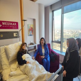 "Şehidimizin aile bireylerinin sağlık durumu bizim için çok değerli"