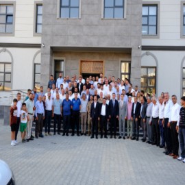Kaymakam Akeller, 3 yıldır görev yaptığı Kulp’a veda etti