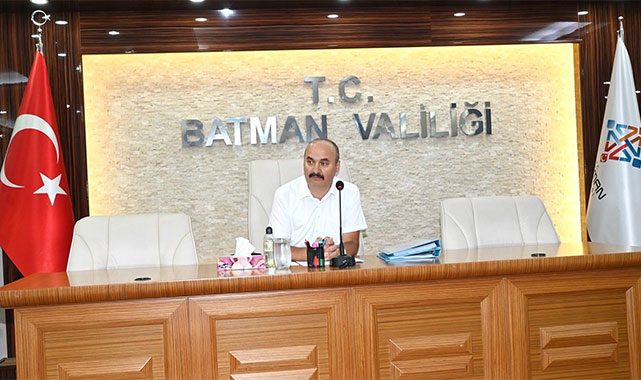 Batman Valiliğinde mesai sabahın ilk ışıklarıyla başladı: ''Önemli istişarelerde bulunduk'';