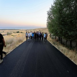 Vali Karakaya, 2 ilçede yol denetimi yaptı