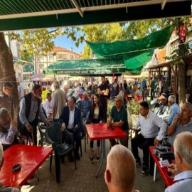 Kaymakamdan samimi sohbet