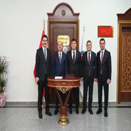 Adalet Bakanlığı heyetinden, Vali Sarıibrahim’e ziyaret