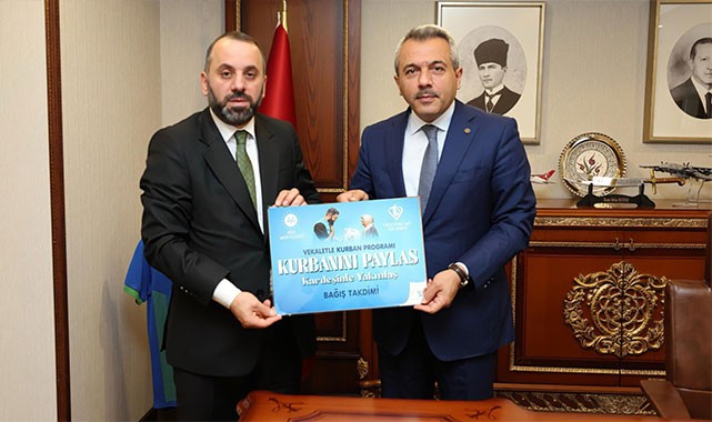 Vali Baydaş kurban vekaletini TDV'ye verdi, tüm vatandaşları da davet etti