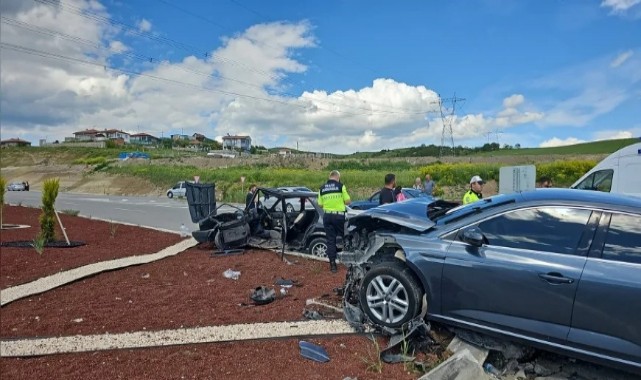 Hamamözü Kaymakamı Arslan, ailesiyle trafik kazası geçirdi
