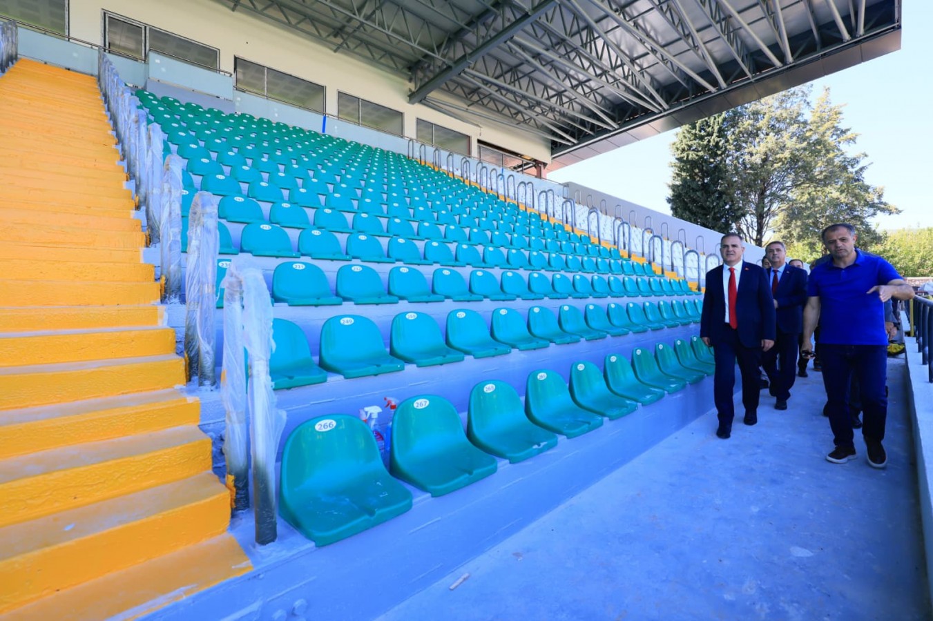 Muğla Atatürk Stadyumu, sporun kalbi olmaya hazır;